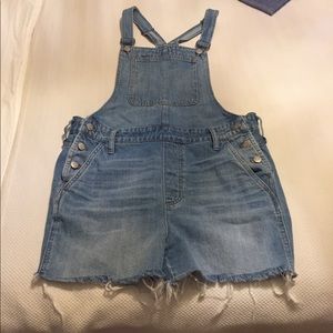 Madewell short large overalls
